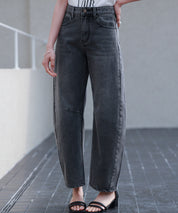 ヴィンテージ加工バレルレッグデニムsdp0287-102-365