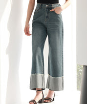 折り返しダメージハイライズデニムsdp0288-102-34