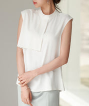 アシメトリーボウタイ風ブラウスsdp0289-102-1