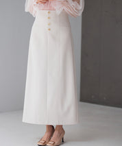 フロントボタンハイウエストスカートsdp0293-102-291