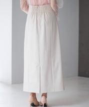 フロントボタンハイウエストスカートsdp0293 ライトベージュ