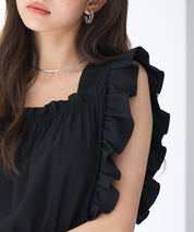 可愛さ満点フリルオールインワンsdp0295 ブラック