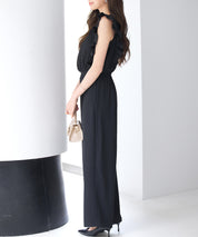 可愛さ満点フリルオールインワンsdp0295 ブラック