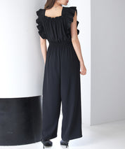 可愛さ満点フリルオールインワンsdp0295 ブラック