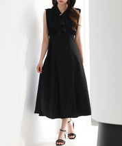 異素材ドッキングボウタイワンピースsdp0299-102-8