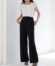 アシンメトリフレンチスリーブブラウスsdp0301 ホワイト