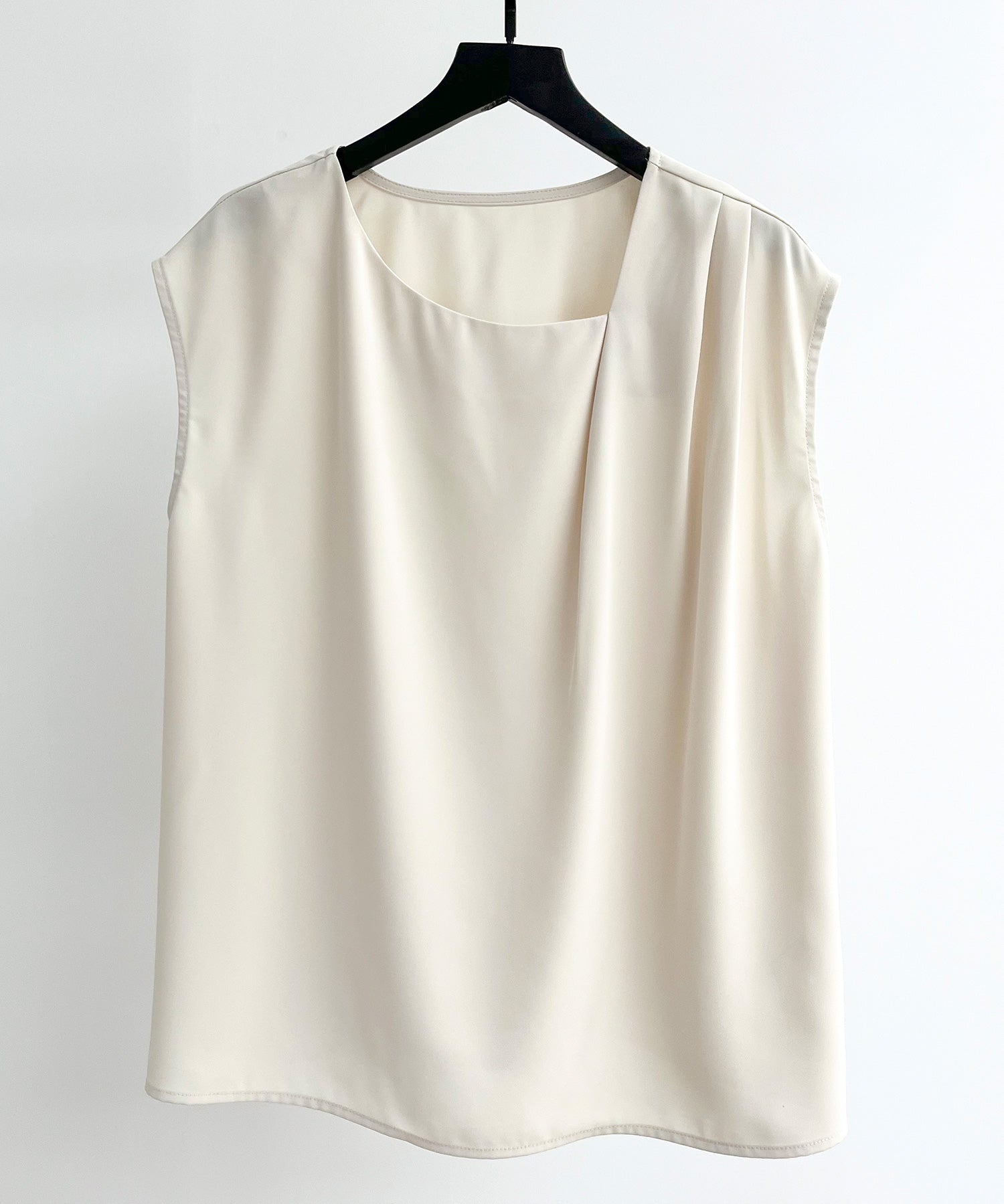 アシンメトリフレンチスリーブブラウスsdp0301 ベージュ