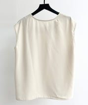 アシンメトリフレンチスリーブブラウスsdp0301 ベージュ