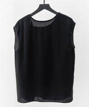 アシンメトリフレンチスリーブブラウスsdp0301 ブラック