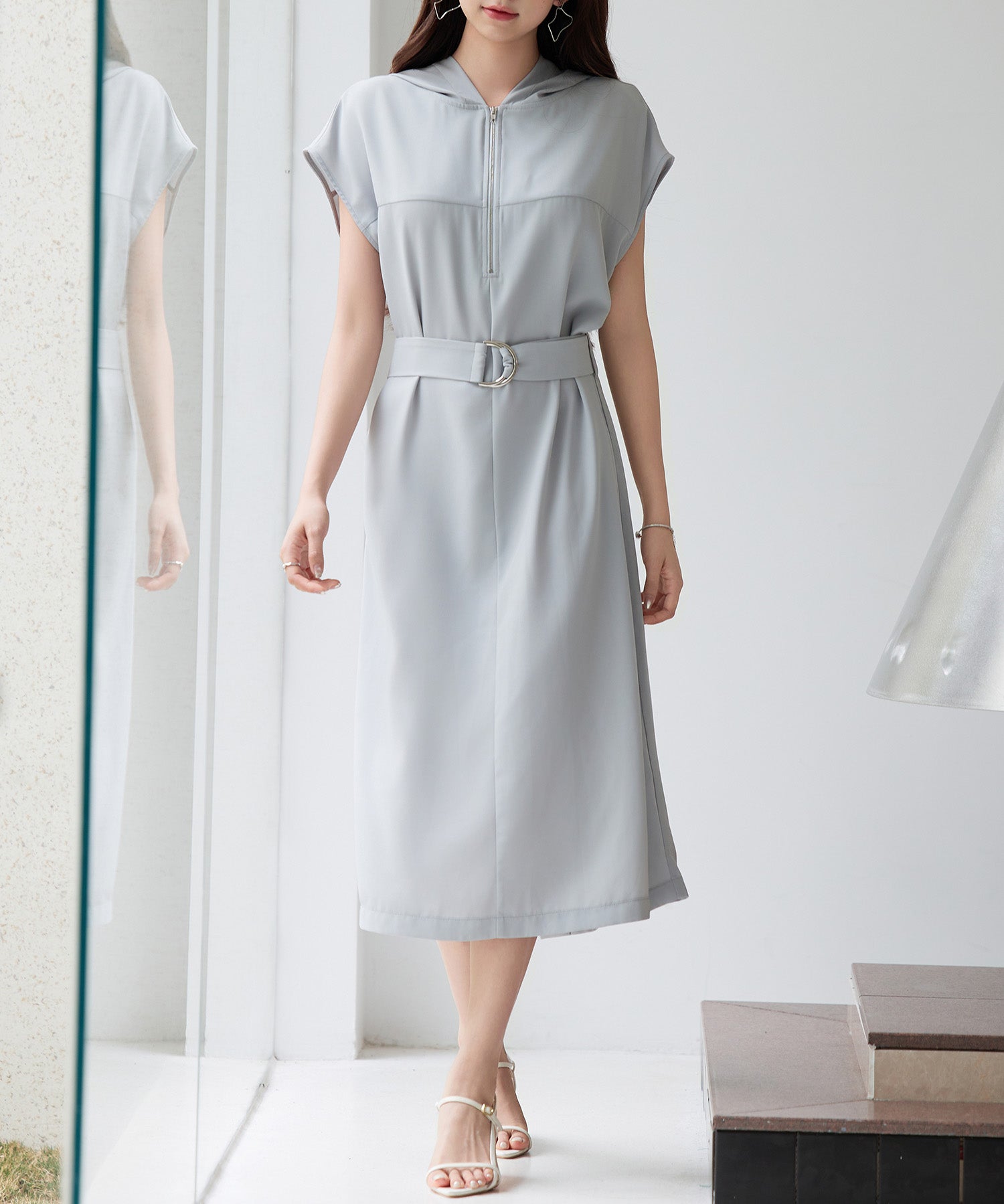 体型カバージップミモレ丈ワンピースsdp0304-103-18