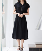 体型カバージップミモレ丈ワンピースsdp0304-103-8