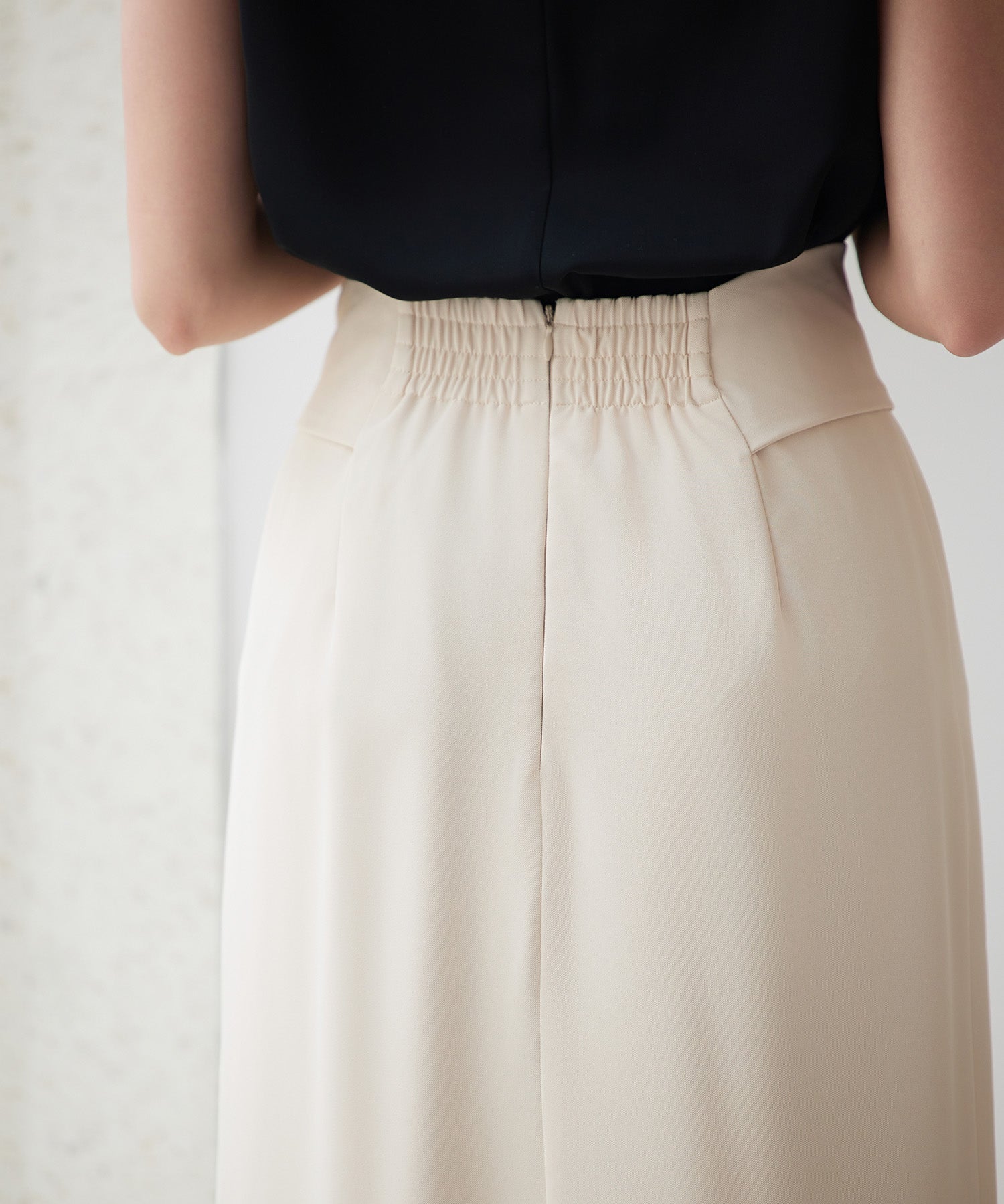 ビッグリボンロングタイトスカートsdp0312 ベージュ