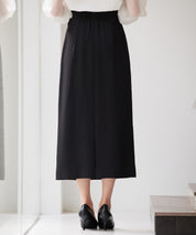 ビッグリボンロングタイトスカートsdp0312 ブラック