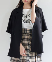 テーラード半袖ジャケットsdp0314-103-8