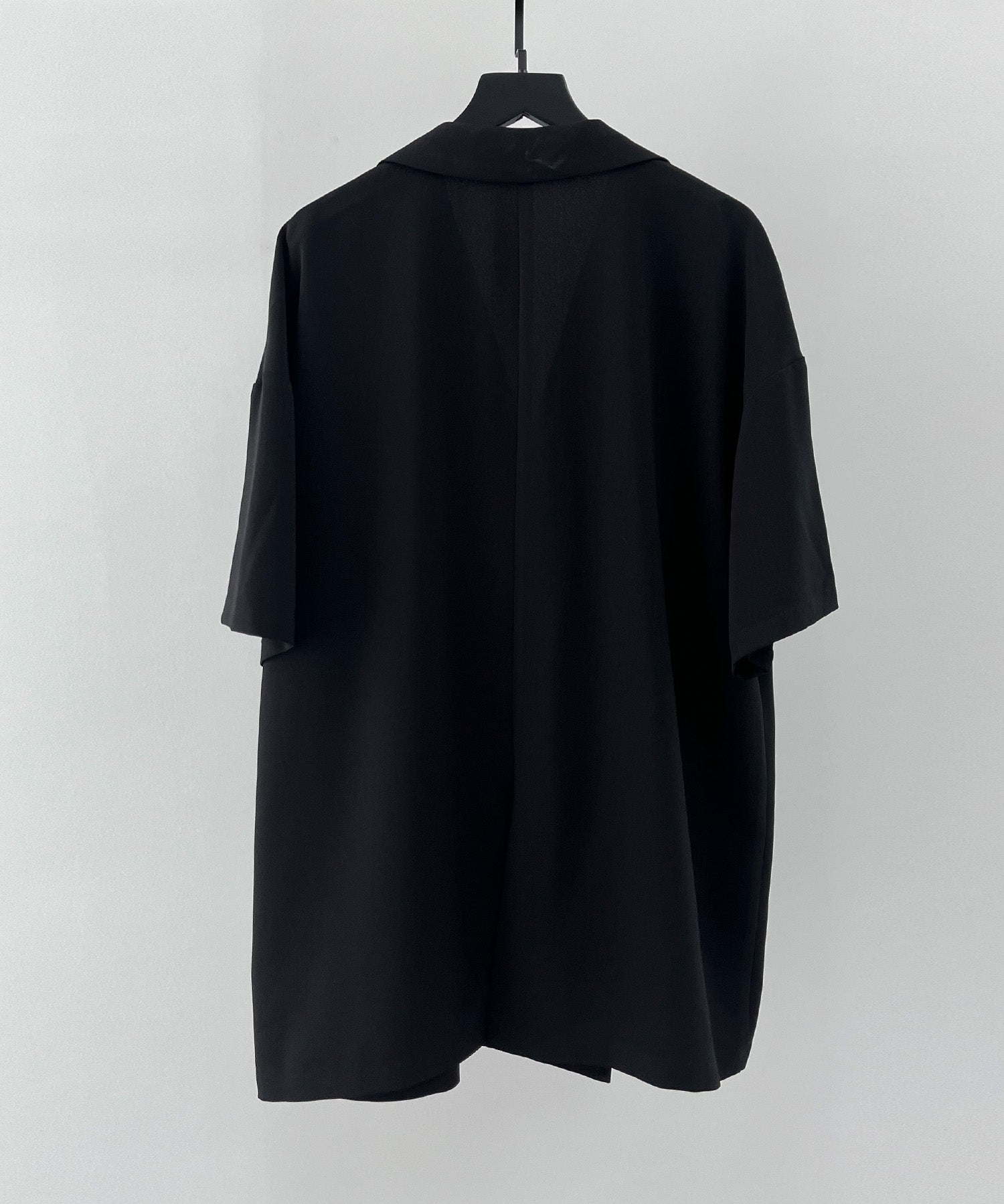 テーラード半袖ジャケットsdp0314 ブラック