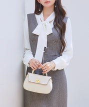 トランペットラインのマーメイドロングワンピースsdp0318 ブラウン