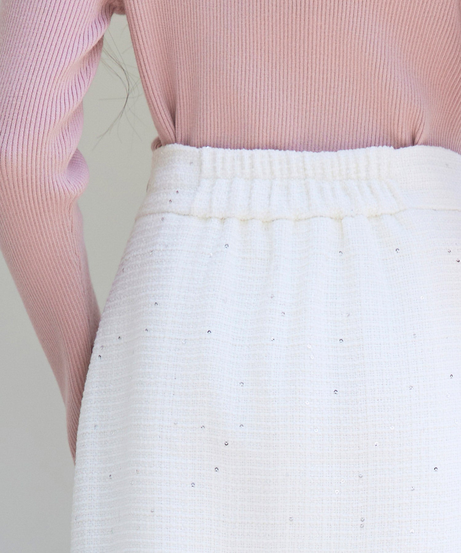 ドッキングアシンメトリースカートsdp0320 アイボリー