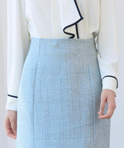 ドッキングアシンメトリースカートsdp0320 ブルーグレー