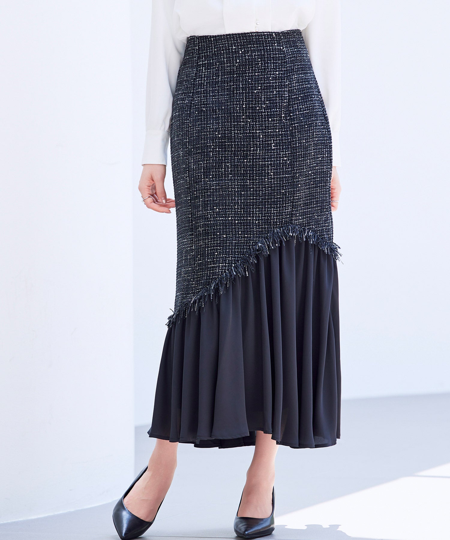 ドッキングアシンメトリースカートsdp0320-102-8