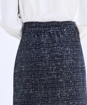 ドッキングアシンメトリースカートsdp0320 ブラック