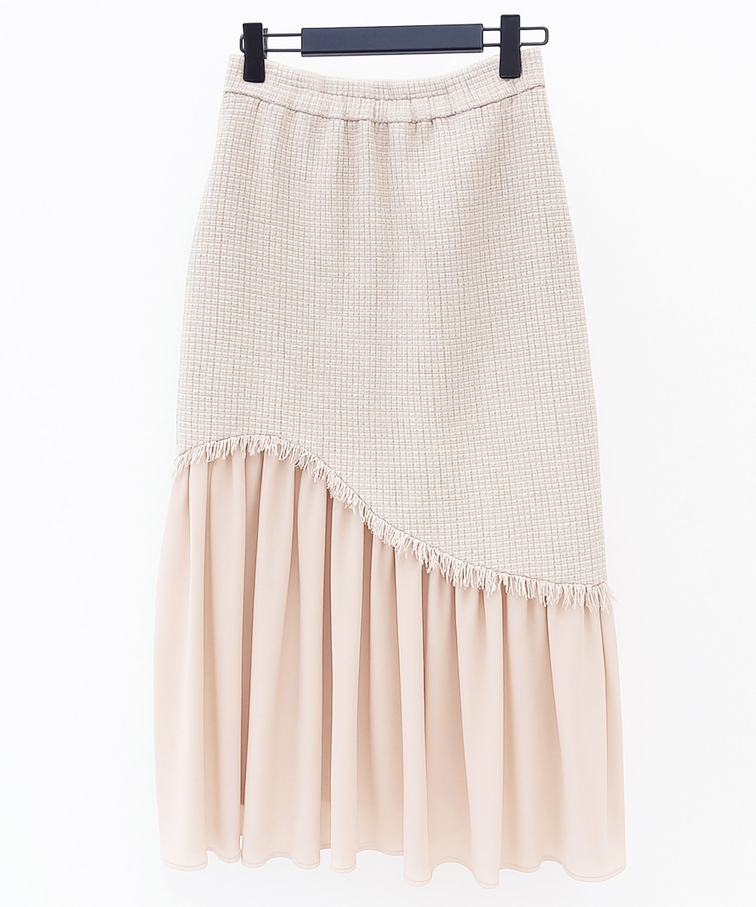 ドッキングアシンメトリースカートsdp0320 ライトブラウン