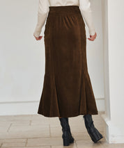 シャーリングハイウエストマーメイドスカート
sdp0321 ブラウン