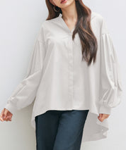 ギャザーチュールドッキングブラウスsdp0323-103-1