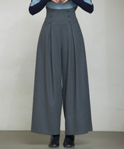 ハイウエストのセーラーワイドパンツsdp0327-102-365