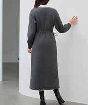 ドッキングプルオーバーロングワンピースsdp0329 グレー