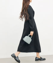 ドッキングプルオーバーロングワンピースsdp0329 ブラック