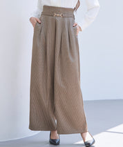 グレンチェックのハイウエストドカンパンツsdp0330-102-17