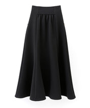 ダンボールニットのロング丈マーメイドスカートsdp0331 ブラック