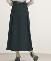 ヨークスカートとベルトの2点セットsdp0341 ブラック