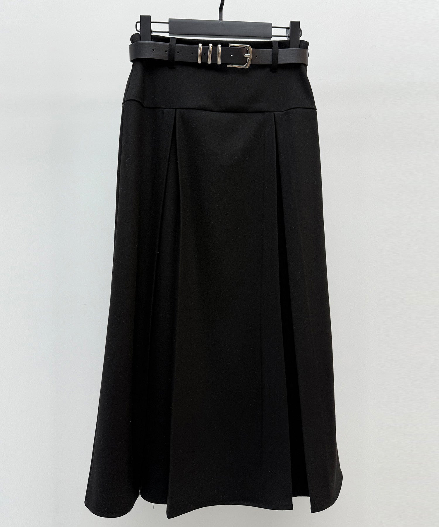 ヨークスカートとベルトの2点セットsdp0341 ブラック