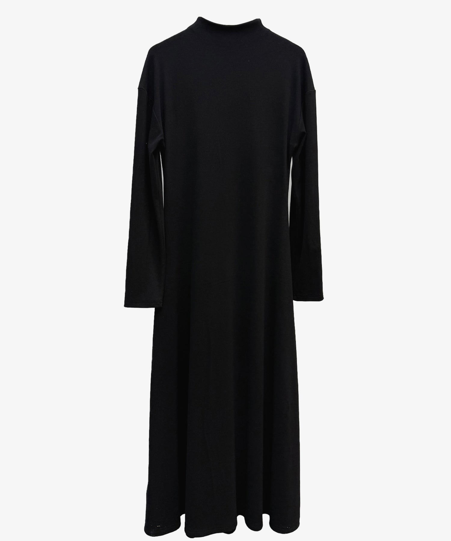 ボトルネックネックロングワンピースsdp0342 ブラック