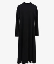 ボトルネックネックロングワンピースsdp0342 ブラック