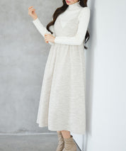 デジタル柄スイッチングキャミワンピースsdp0345 ベージュ