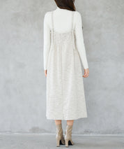 デジタル柄スイッチングキャミワンピースsdp0345 ベージュ