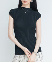 プチハイネックフレンチスリーブニットsdp8004-103-8