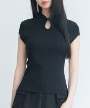 デコルテ涙開きフレンチスリーブニットsdp8005-103-8