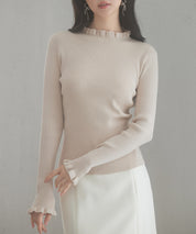 ケープカラーボレロとニット2点セットsdp8006 ベージュ