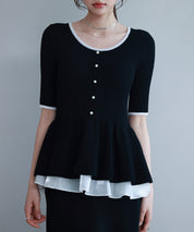 異素材レイヤードニットプルオーバーsdp8008b-103-8