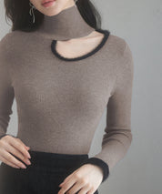 フロントオープンハイネックニットプルオーバーsdp8014-103-99