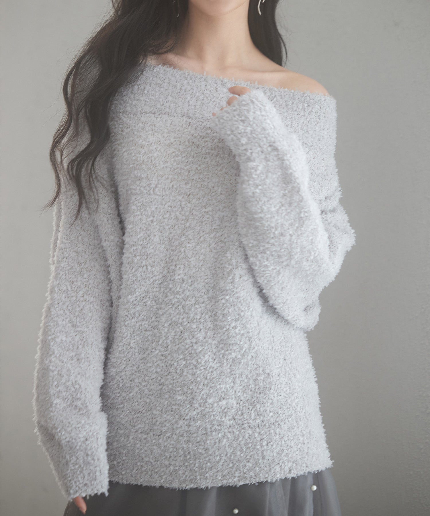 2wayネックチュールテープニットプルオーバーsdp8021-103-18