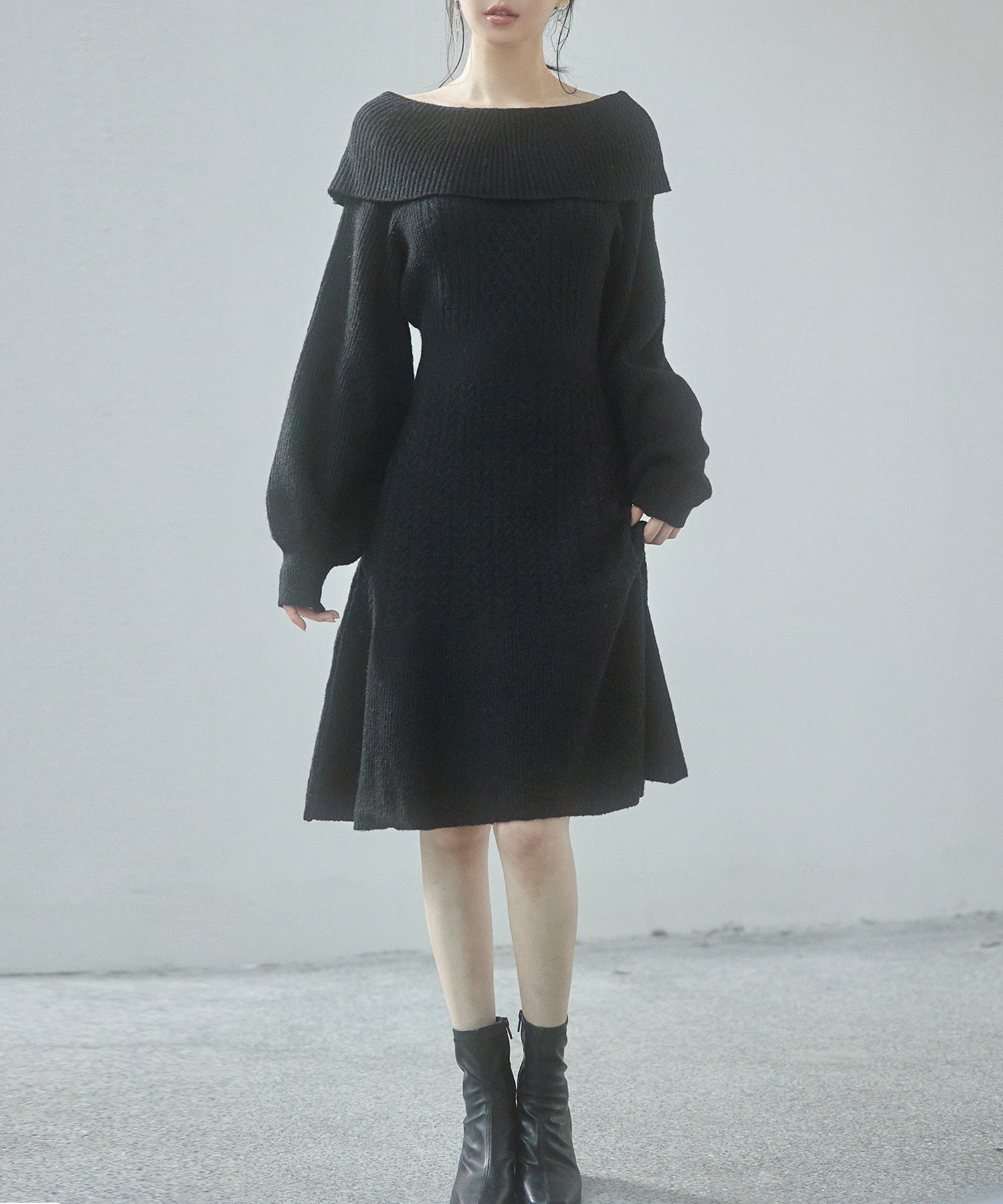 2wayネック膝上丈ニットワンピースsdp8025-103-8
