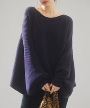 ボートネックドルマンスリーブニットsdp8032-103-16