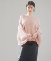 ボートネックドルマンスリーブニットsdp8032 ピンク