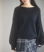 ボートネックドルマンスリーブニットsdp8032-103-8