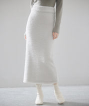 ふわふわシャギー素材タイトニットスカートsdp8033-103-18