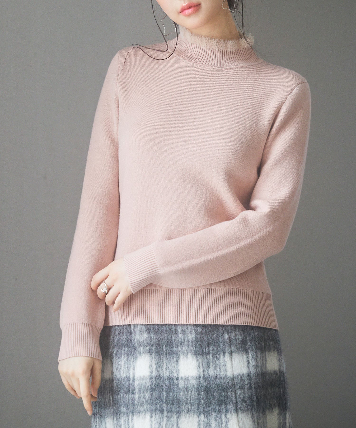 裏起毛ハイネックニットプルオーバーsdp8040-103-26